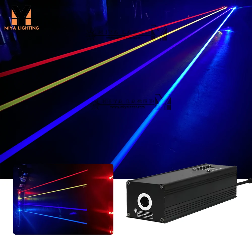 Малая мощность RGB Красный Синий Зеленый волновой узор Графический лазерный эффект дождя сценический свет
