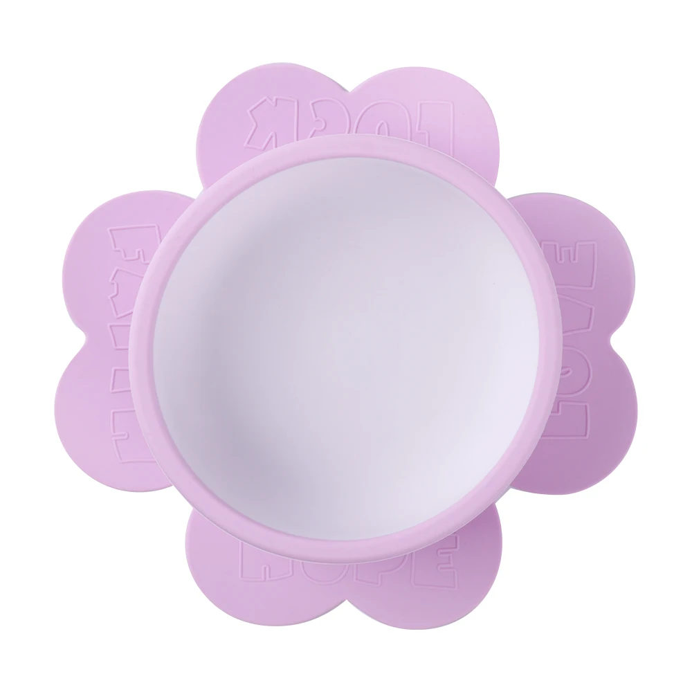 New Arrival Eco-Friendly Non-Toxic Anti-Slip Silicone Baby Feeding Set Bowl Baby Suction Bowl Silicone Children Tableware Bowl