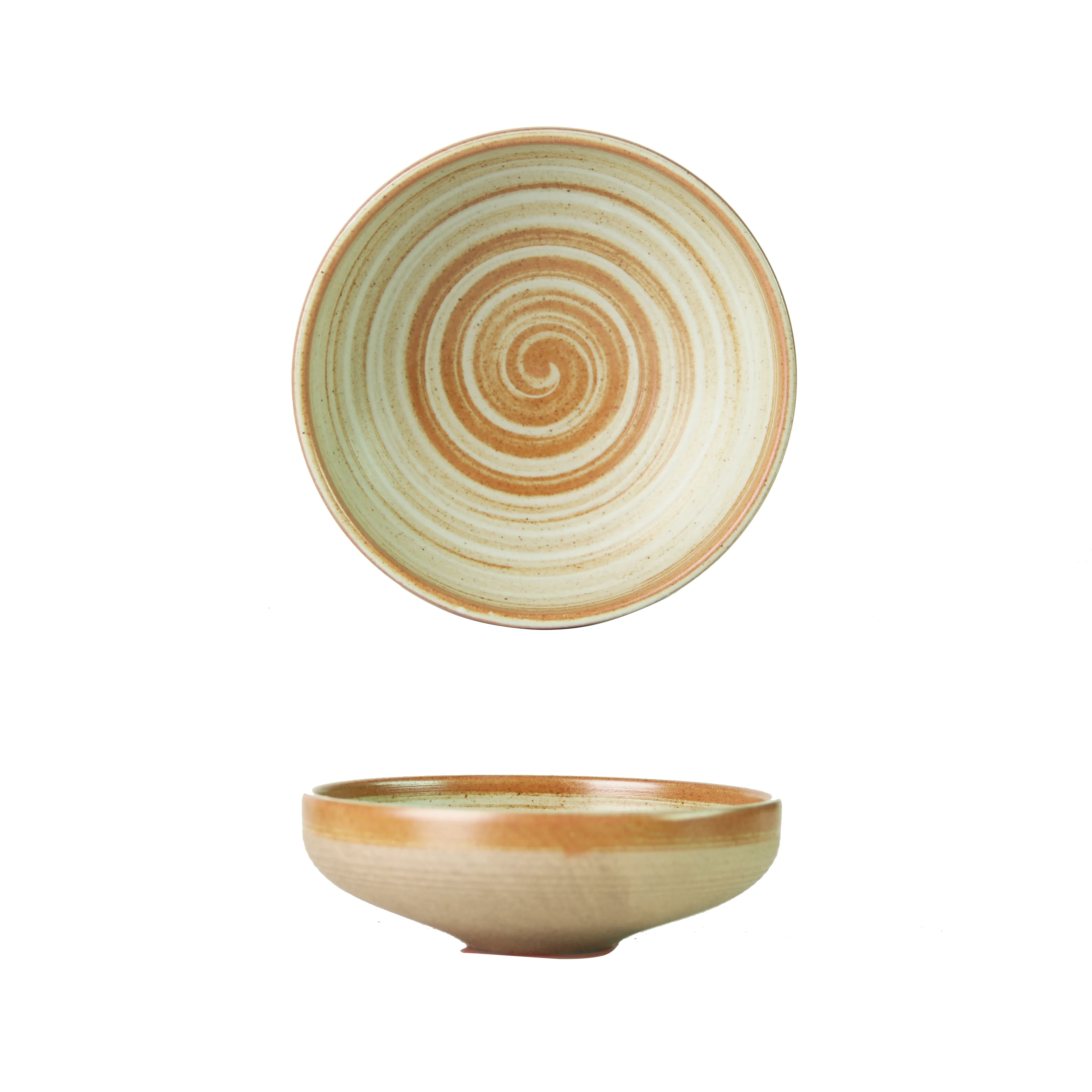 Handmade Japanese Coarse Pottery plate Ceramic Steak Plate Korea Dinner Plates Dessert Dishes