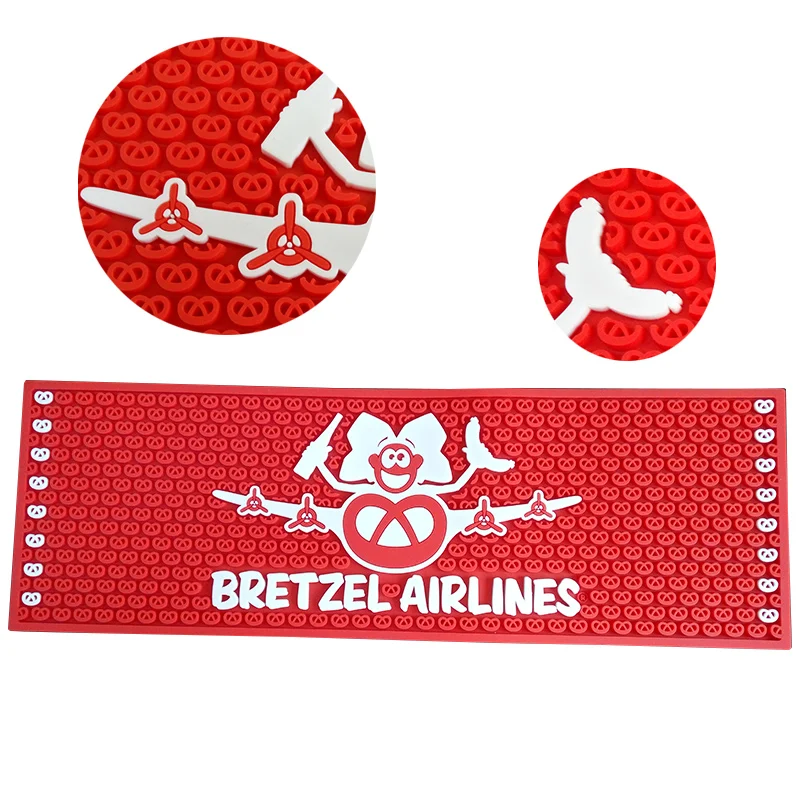 pvc rubber bar mat runner barmat as premium gift