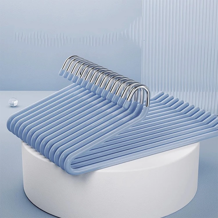 Wholesale Space Saving Metal White Open Ended Pants Hanger Multicolor Space Saving Hangers