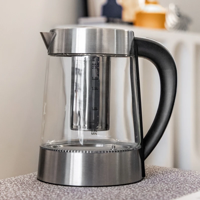 2.3L Smart Home Appliances Luxury Kettle Thick Glass Teapot Electric Cold Water Kettle