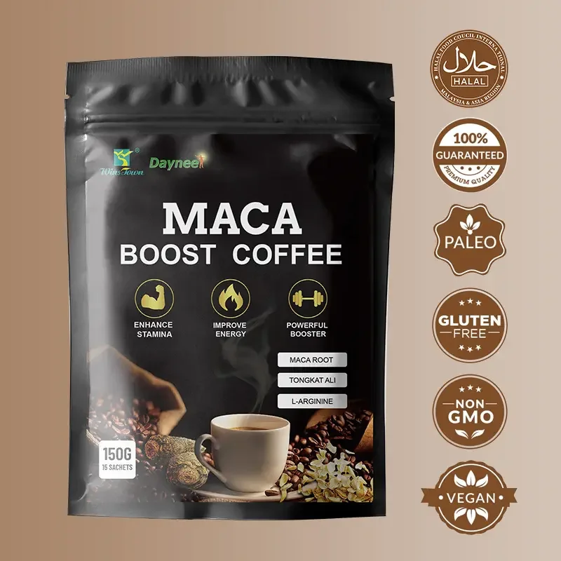 Chinese Private Label Instant Coffee Blend Maca Energy Coffee For Men
