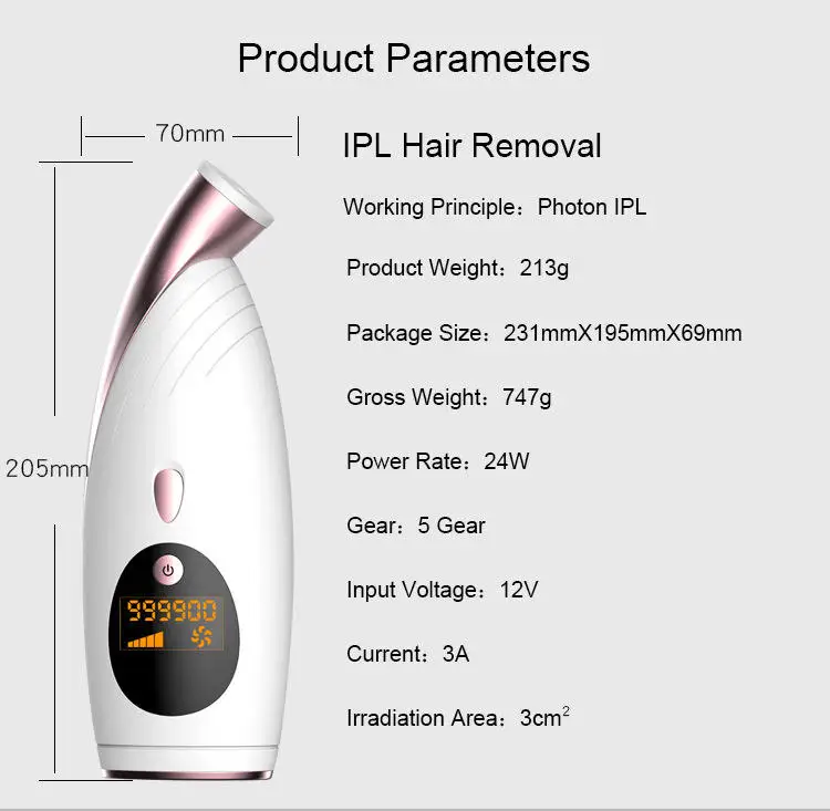 Epilady Salon Equipment 2016 High Power Buy Lesar Male Oriental Appliance Removing IPL Hair Removal