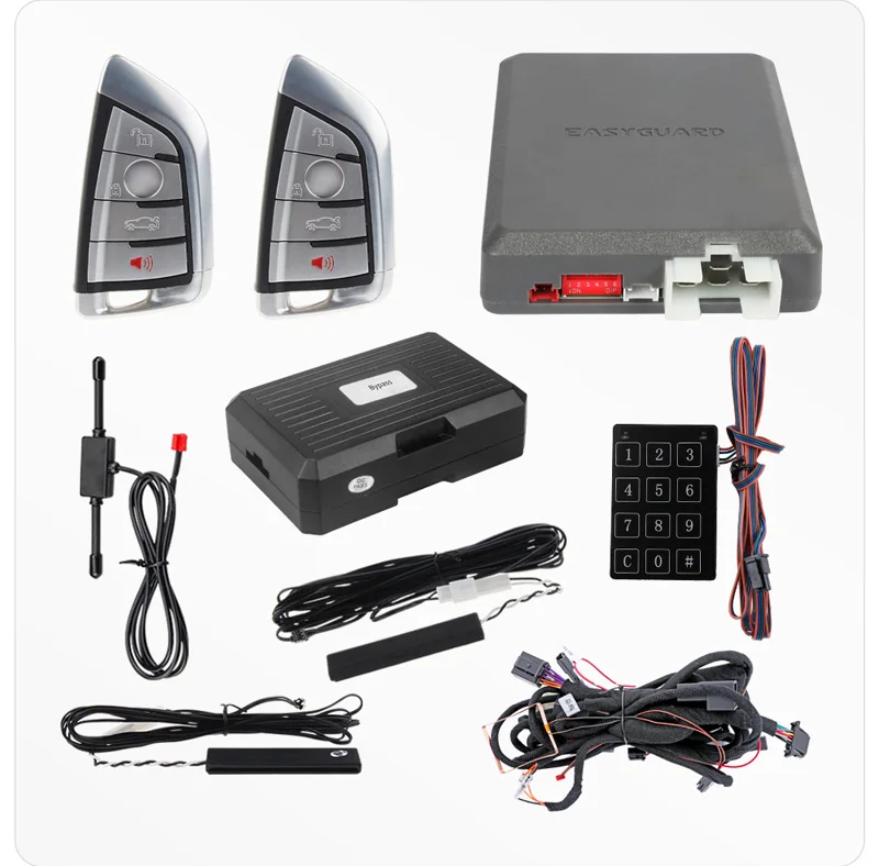 Совместимый с CAN шиной Пассивный бесключевой доступ дистанционный запуск и остановка подключения Подходит для BMW F45/F46/F48/F49/F25/G02/F15/F16/G05/F12/F13