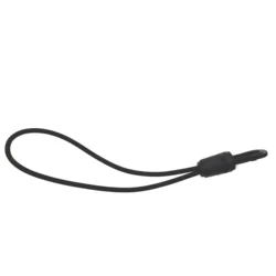 Высококачественный сверхпрочный эластичный шнур черного цвета, полиэфирный шнур, банджи-шнуры