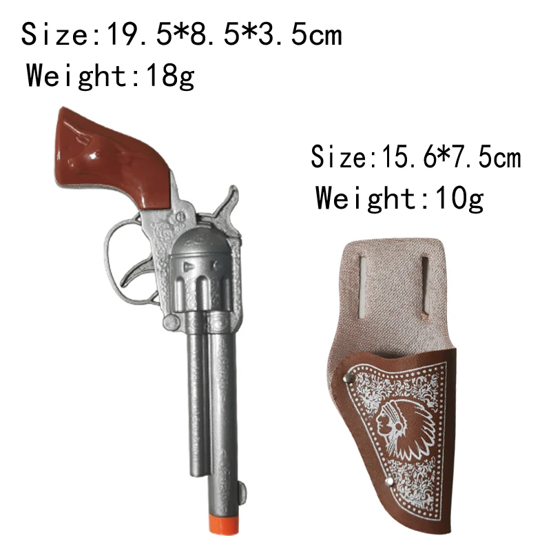 Halloween cosplay role play kids rifle toy cowboy double pistol guns and holsters western cowboy toy play set for kid