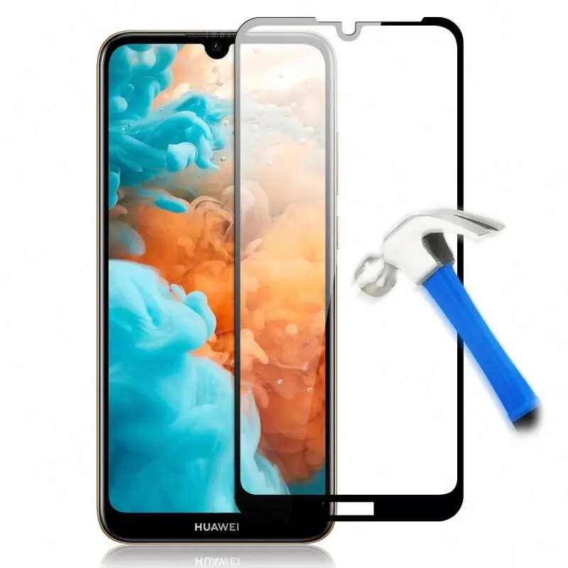 
Free Ship Wholesale 9H 9D Full Screen Full Glue Mobile Tempered Glass Screen Protector for Huawei P30 Lite P30 Pro 