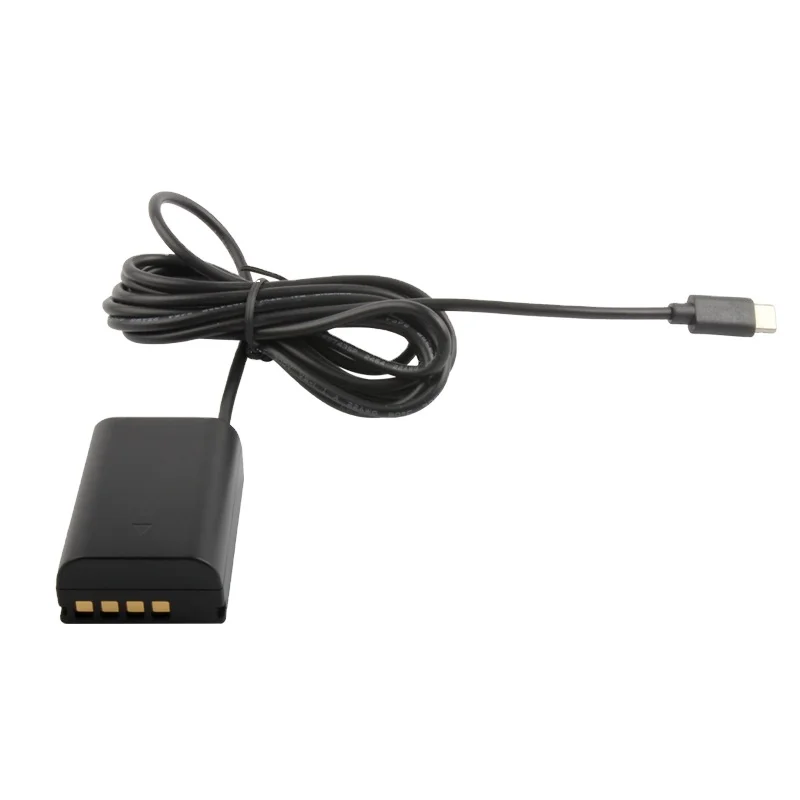 Brand New Straight Cable BLX-1 BLX1 Dummy Battery to USB-C TYPE-C PD Power Cable for Olympus OM-1 OM1 Camera