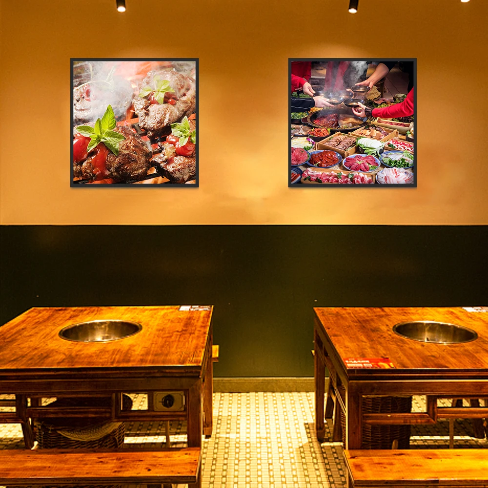 Square digital signage monitor digital square lcd square screen for art