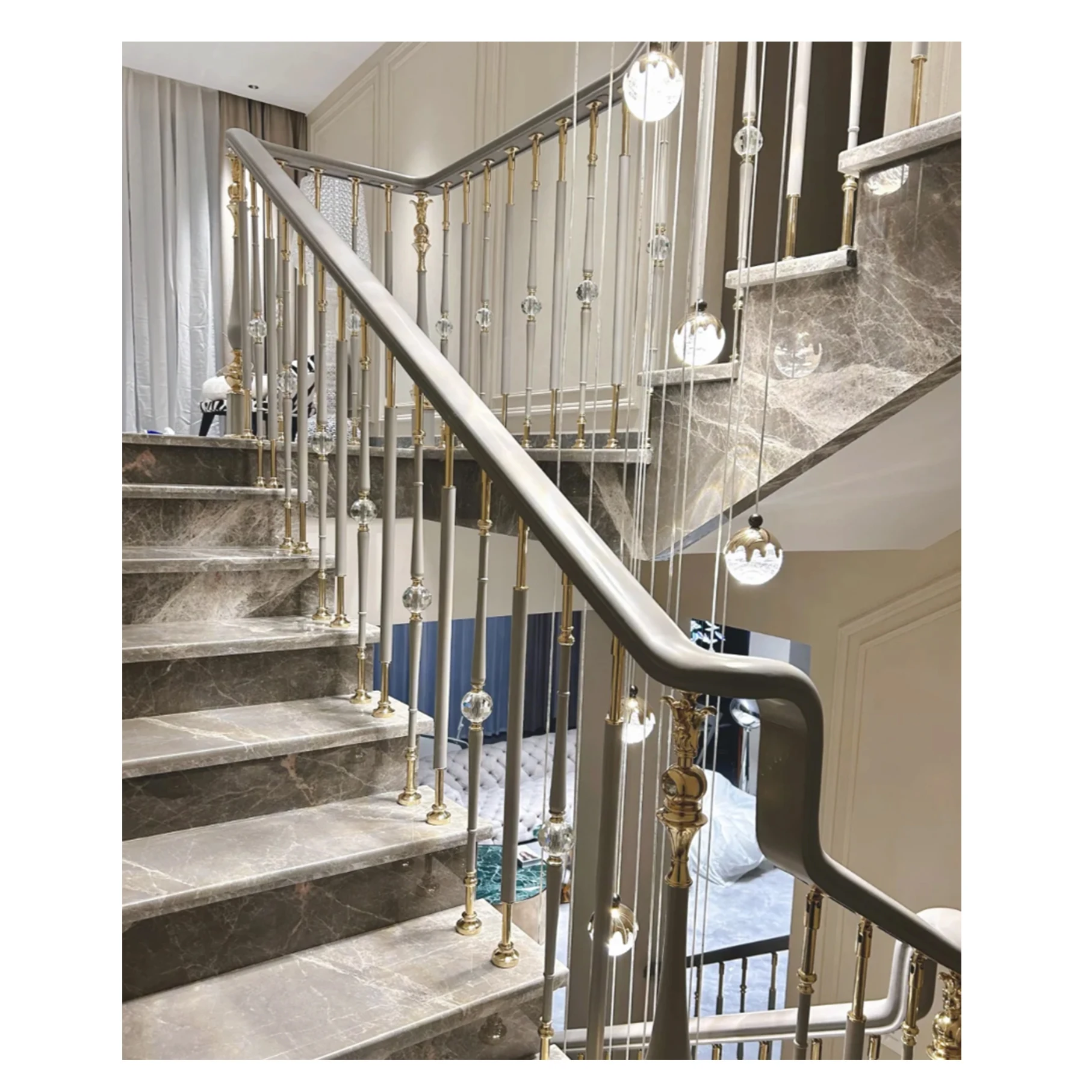 New Contemporary Metal Stair Handrail Suppliers Aluminum Terrace Railing Designs