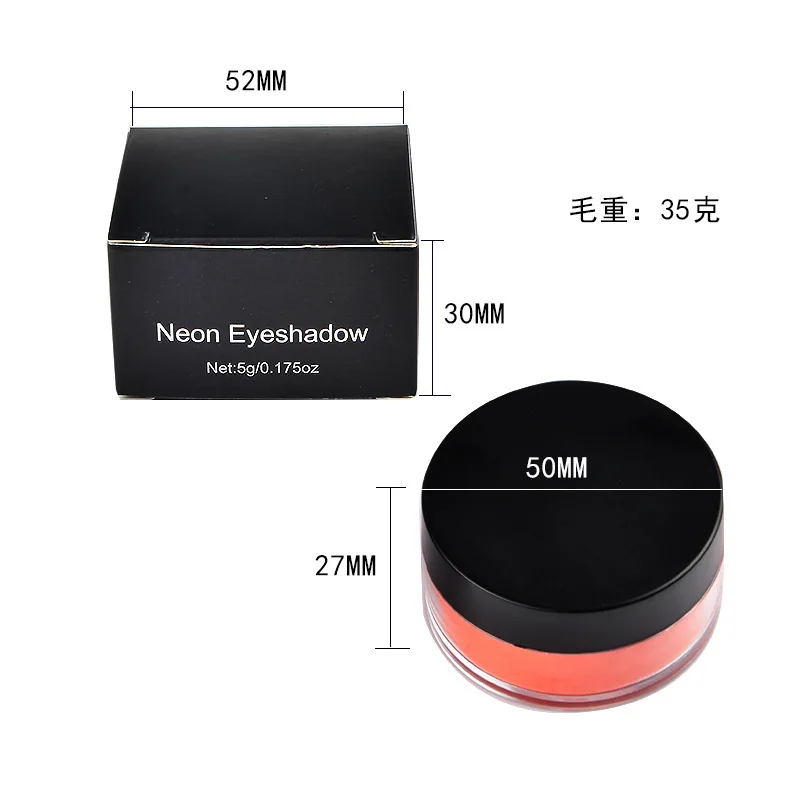 Custom logo eye shadow makeup eyeshadow pigment 8 colors matte neon eyeshadow private label