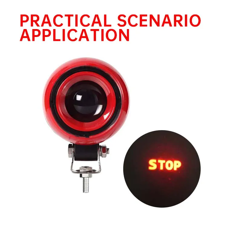 New Waterproof Vehicle Safety Lamps DC10-80V LED Red Stop Caution Lights Forklift Safety Warning Light