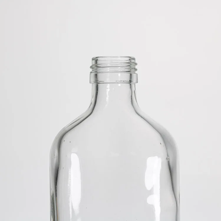 200ml  round clear wine glass bottle with high quality