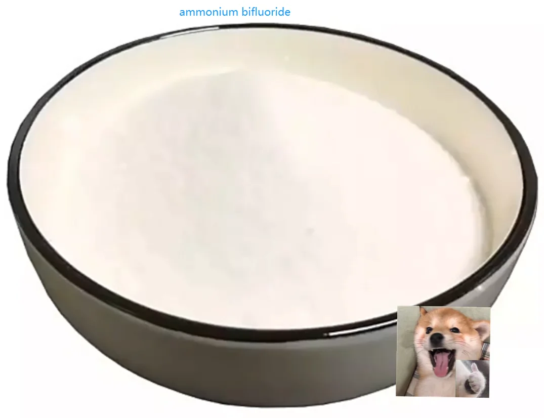 Лидер продаж матовый порошок аммония бифторид водород фторид кислота ABF и гидрофтористая
