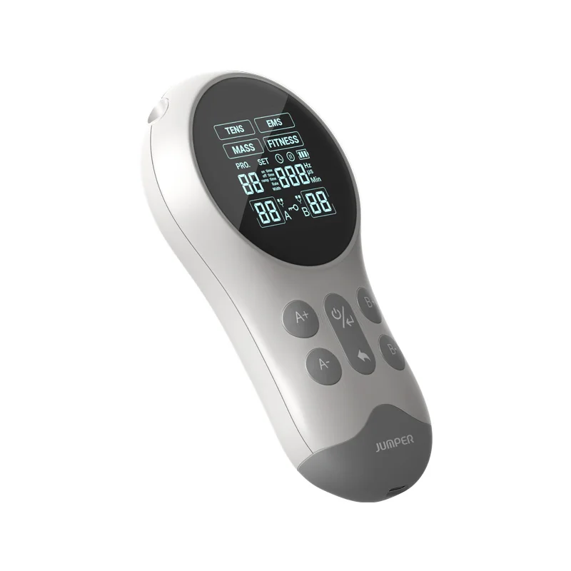 JUMPER LPB12 Dual Channels Physiotherapy Relief the Pain Muscle Stimulator 4 In1 Fitness Massage EMS TENS Unit
