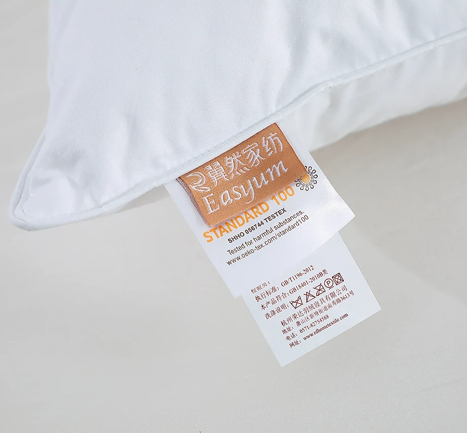 Healthy Sleep Hilton Pillow Microfiber Polyester 5 Star cushions Pillow 1000g Filling Neck pillow