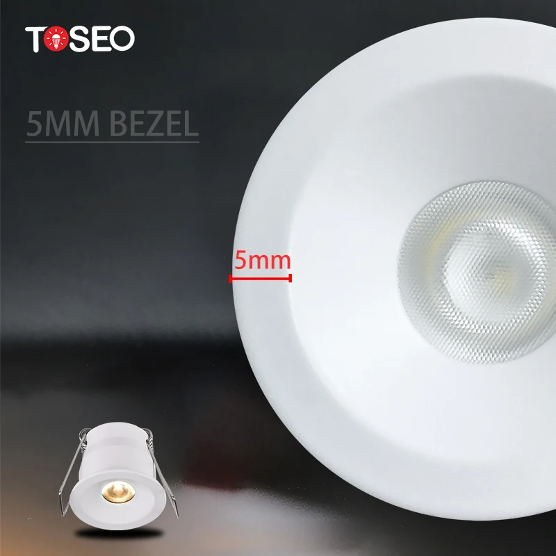 Aluminium  Round 43Mm Cut Size 37Mm Wine Cabinet Led Spotlight Mini Downlight Led