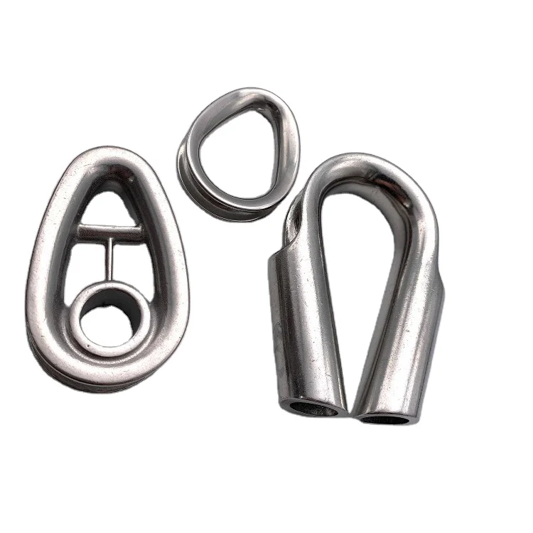 Marine hardware stainless steel thimble wire rope thimble casting thimble