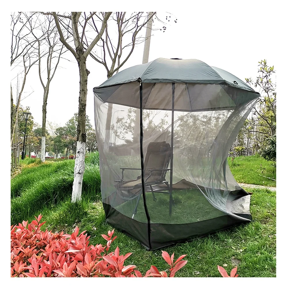 
Herzo Tent Sombrillas Hiking Camping Solar Energy Outdoor Fishing Umbrella For Beach and Sports 