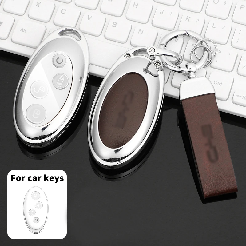 AUTOSITTER Compatible For BYD Dolphin E-SEED GT Series Car Key Case Song Plus DMI Pro DMI EV Metal Full Protection