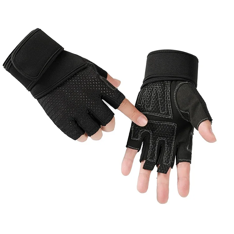 ZHOYA SPORT Silicone Gym Fitness Gloves Men Black Guantes Unisex Gym Workout Comfortable Guantes De Gimnasio Unisex Para Fitness
