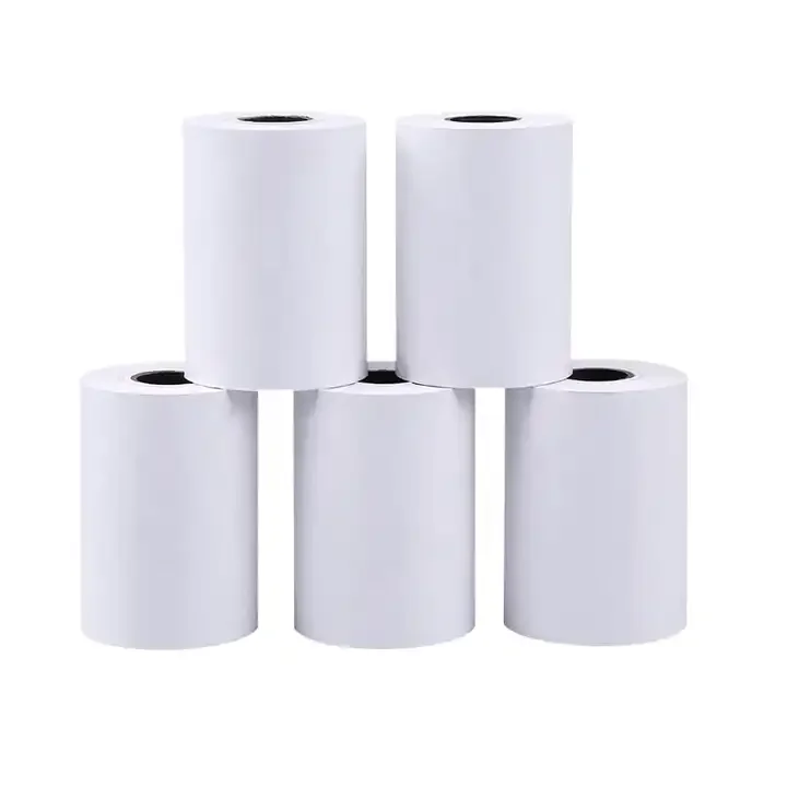 Supermarket thermal cash register paper roll 80*80 80*60 80*50 80*40 57*50 57*40 thermal receipt paper for catering and retail