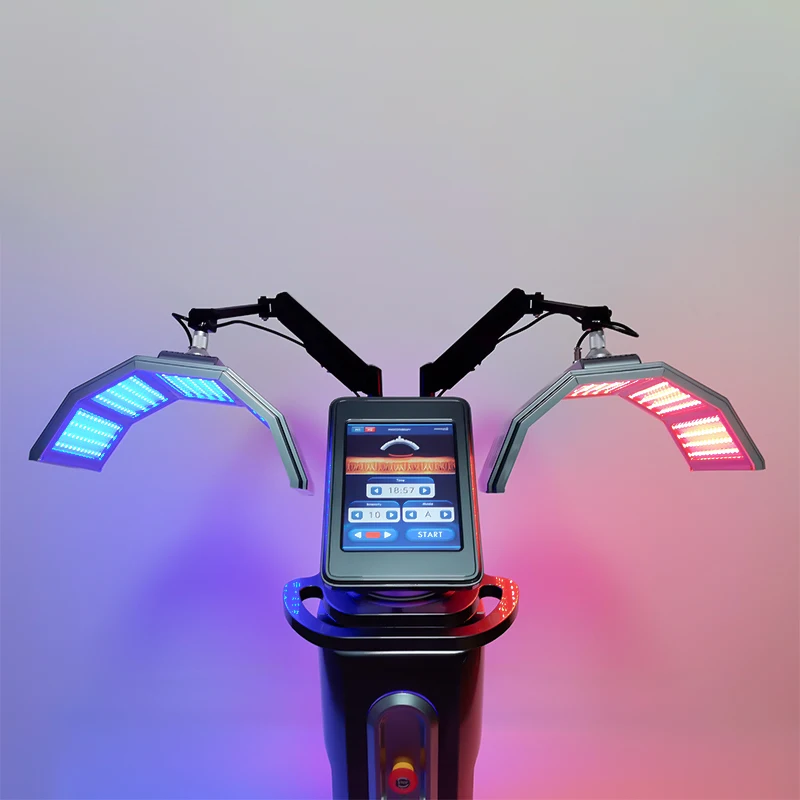 photo skin rejuvenation pdt spa beauty equipment phototherapy pdt led light facials pdt light therapy machine vertical