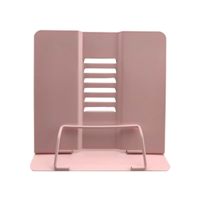 Portable Lightweight Bookends Adjustable Metal Book Stand Holder For Reading Sturdy In Office School