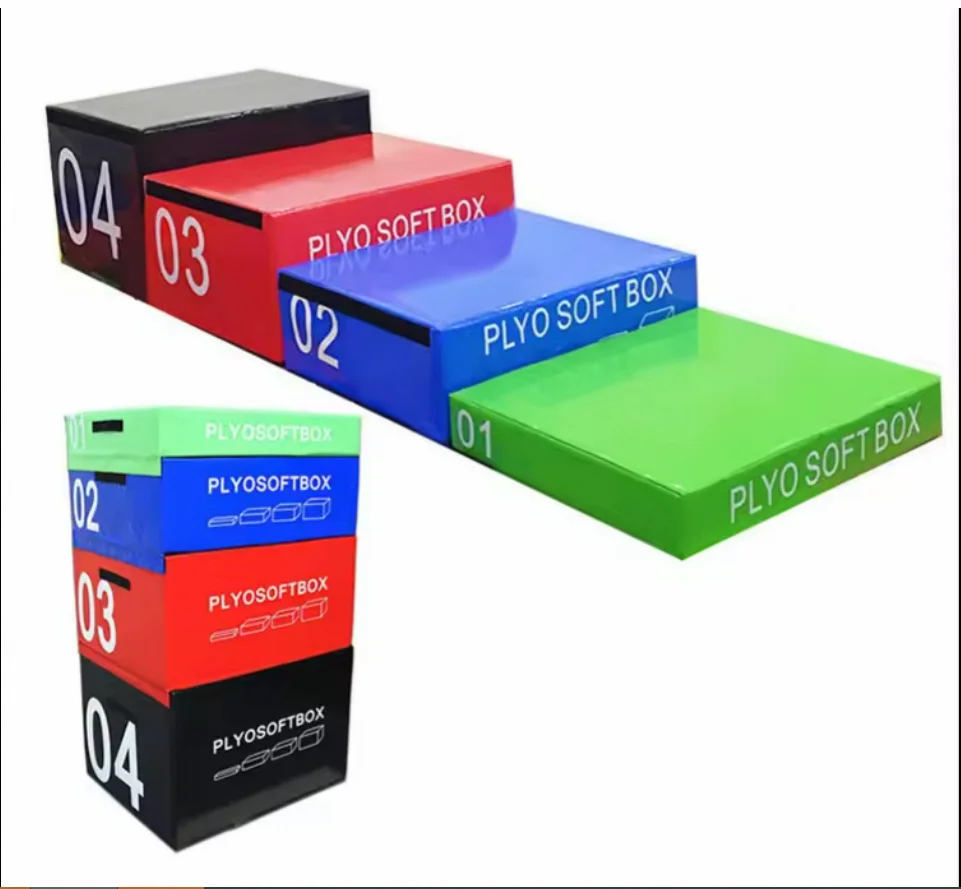 Оптовая продажа высококачественного фитнес-оборудования Plyo box подходящего для тренажерных залов мягкая коробка