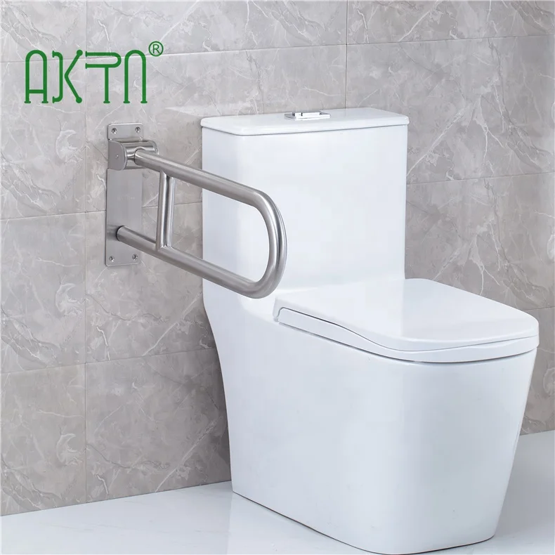 Wholesale Hospital Elderly Folding Grab Rails Disabled Toilet Handrail Grab Bar