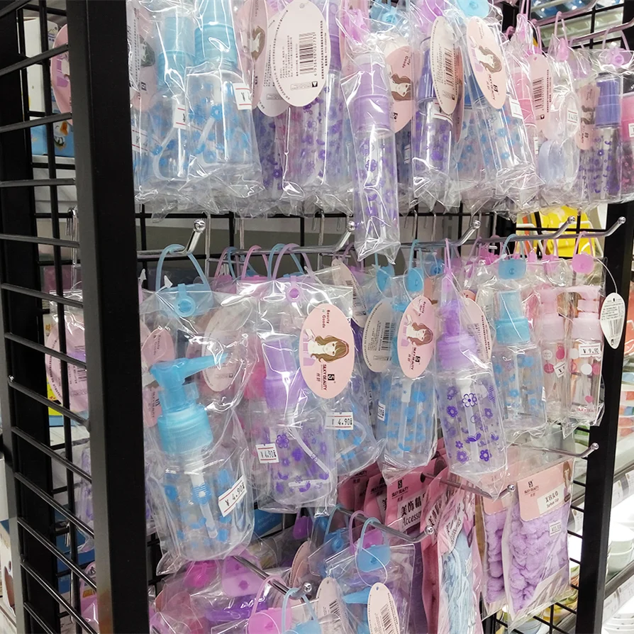 Custom Supermarket Retail Kitchen Tools Bag Cosmetics Product Jewelry Phone Accessories Snack Toy Metal Mesh Display Rack Stand