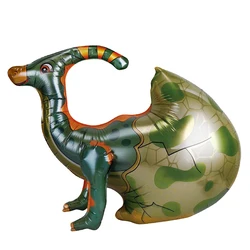Hot Sales Huge Size Globo De Dinosaurio Factory Price Dinosaur Egg Shaped Aluminum Foil Party Decoration 3D Stand Balloons