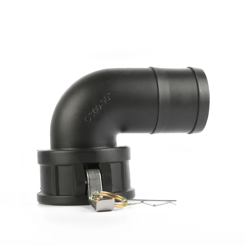  CT Coupling 1000L IBC Tank Adapter Valve Polypropylene Female Camlock 90 Degree Elbow 40 11/2' 80
