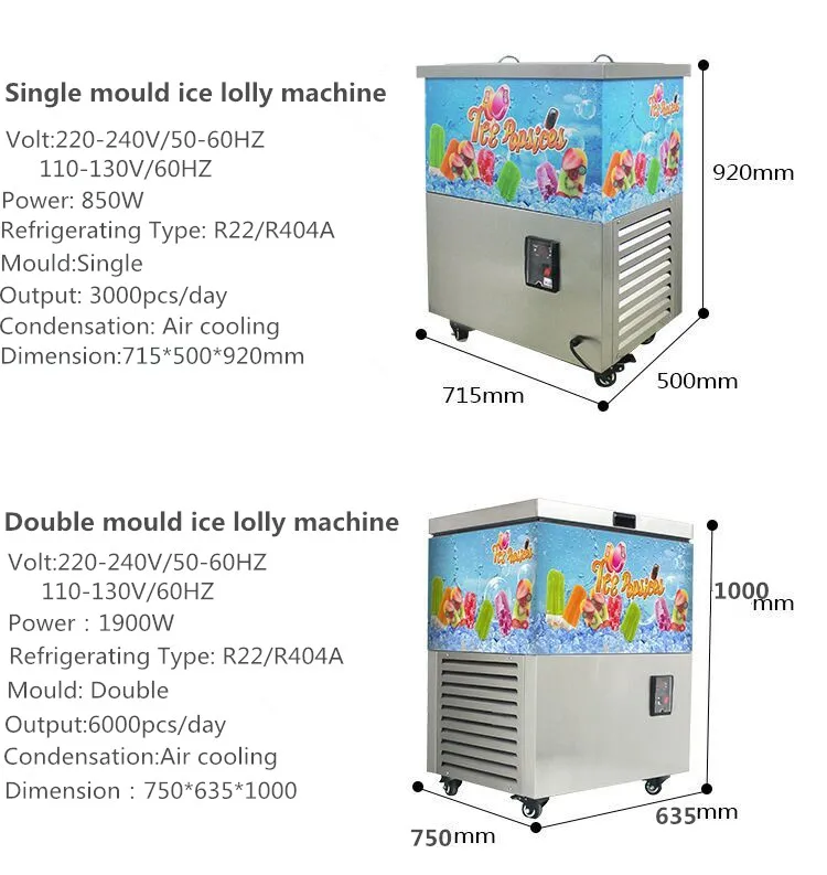 Commercial popsicle ice machine refrigerator lollipop ice making machine industrial rollo stick ice cream lolly freezing machine