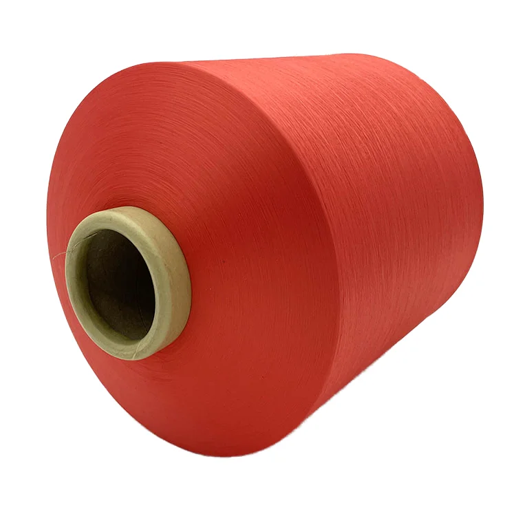High Quality 50D/24F 100% Polyester Acy Yarn DTY & Filament Type Recycled Spandex Air Covered Yarn