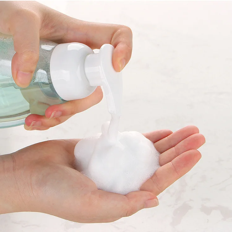 Wholesale 300ml Clear Spray Soap Foaming Foam Pump Bottle