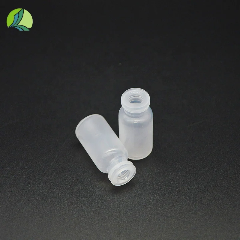 Veterinary 3ml 4ml 5ml PP E.O. Sterile Plastic Vaccine vial Medicine Liquid Bottle with Rubber Stopper and Flip Off