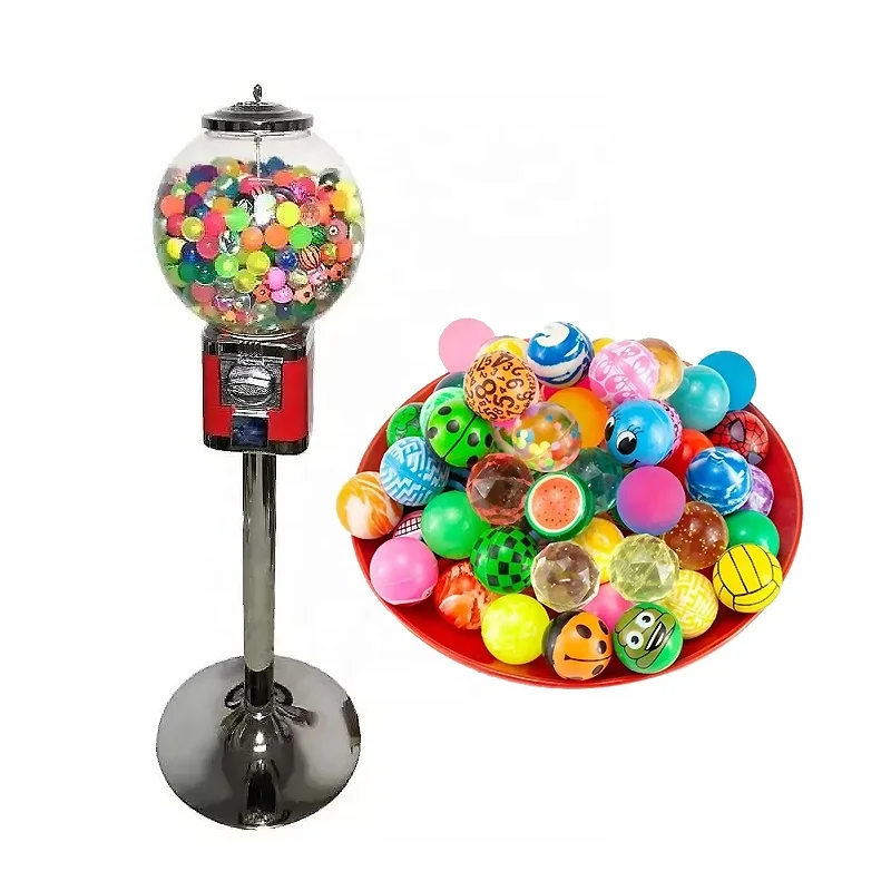 Factory Direct Sales Transparent Rubber High Bouncing Ball Toys