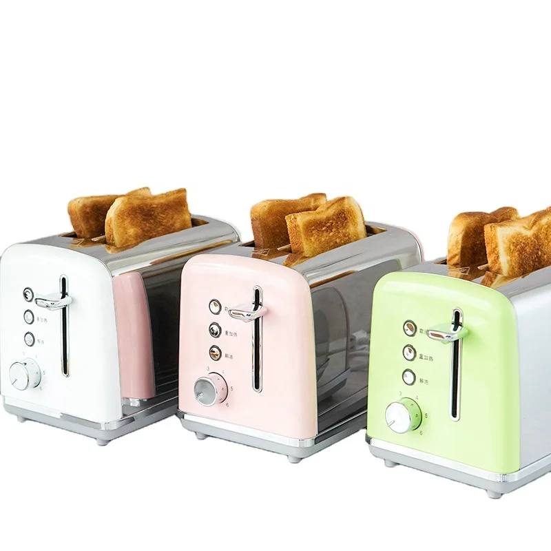 Household Mechanical Kitchen Mini 2 Slice Automatic Bread Electric Toaster