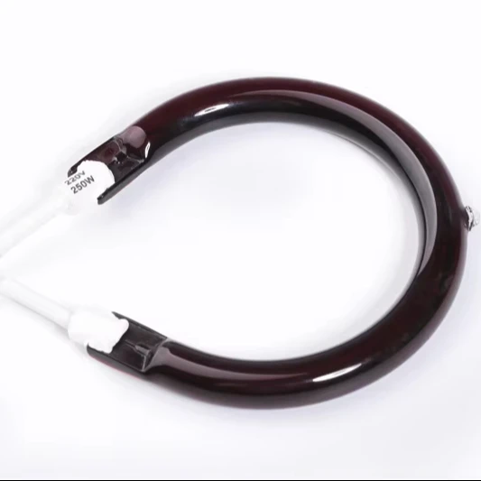 OEM ODM кварцевый элемент кварцевая трубка из углеродного волокна кварцевая нагревательная трубка нагревательная лампа