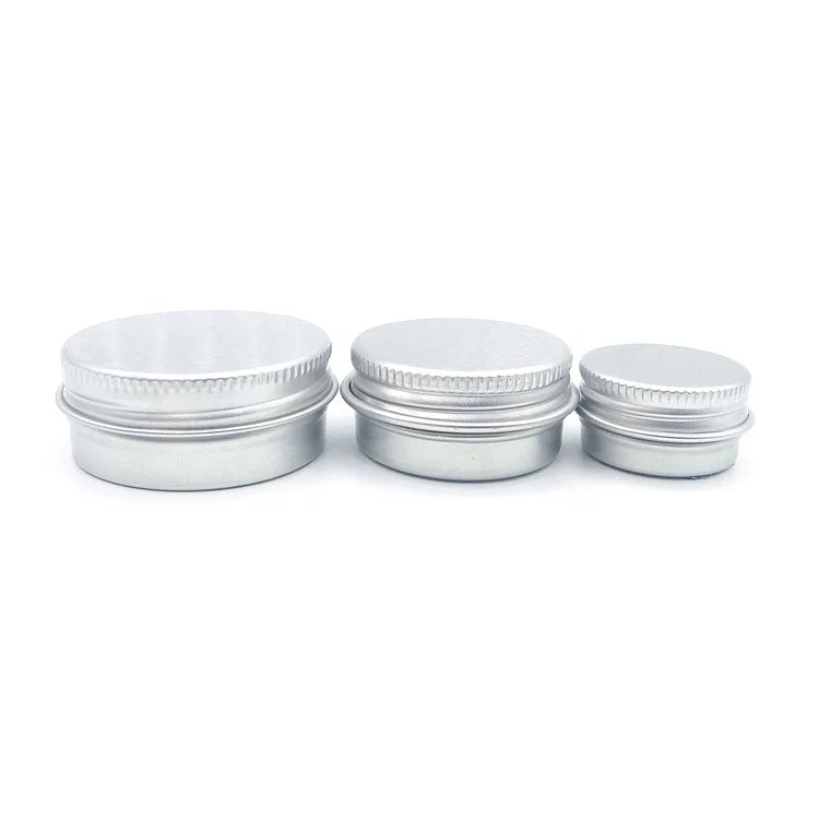 5g 10g 15g 25g 30g 50g 80g 100g 120g 150g 200g 250g 300g 500g Metal Aluminum Cosmetic Cream Candle Jar