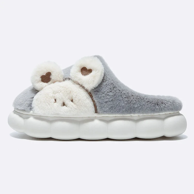 wholesale Man Women Cotton Slippers Home 2023 female Autumn and Winter Home Slipper Plush Slippers