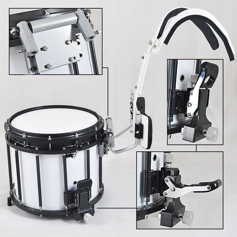 Professional Marching Drum Double Strips(with/without upper head snare)
