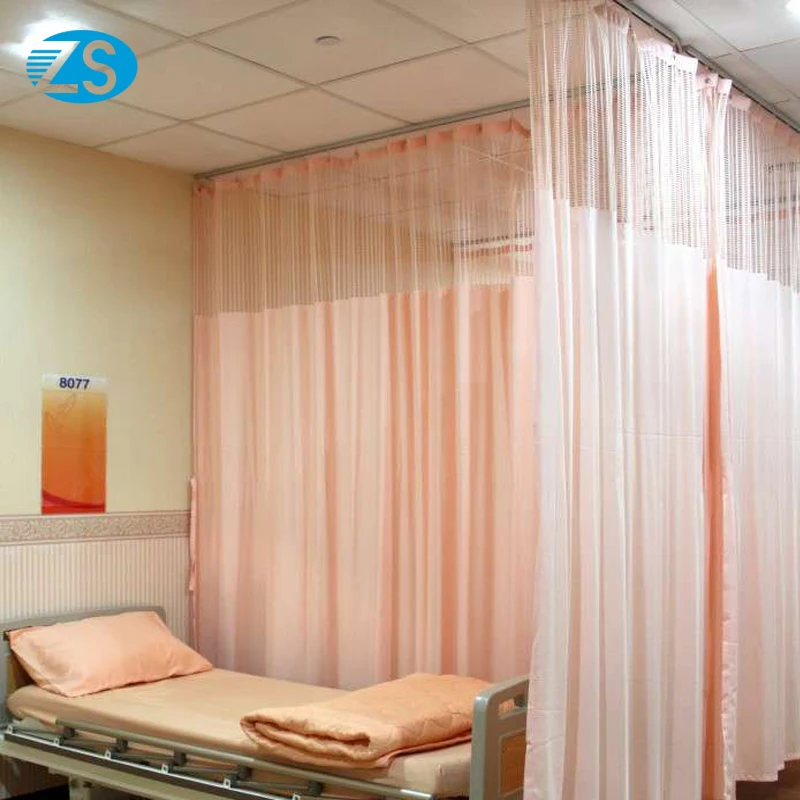 Hot Sale Designs medical curtain flame retardant partitions hospital ICU bed cubicle curtains