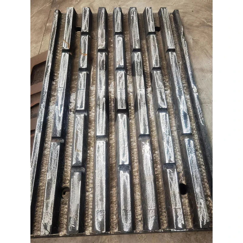 Jaw Manganeses Plate High Manganese Steel Jaw Crusher Spare Parts Jaw Plate For Crushing Rock