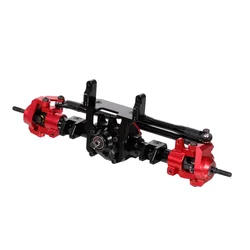 RC Car CNC Metal Front / Rear Axle with Protector for 1:10 RC Crawler Car Axial SCX10 II 90046 90047