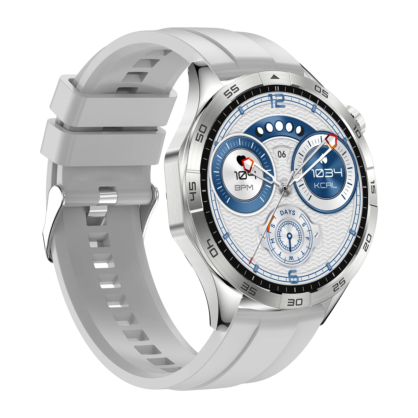 2024 latest low power chip HK4 Smart watch 1.32inch AMOLED Health Monitoring men women NfC BT call Smartwatch