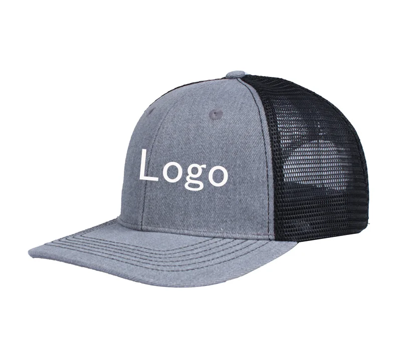 Top Quality Mesh Custom Trucker Hat With Letter Print Professional Custom Yiwu Qunliang richardson 112 trucker hats mesh camo