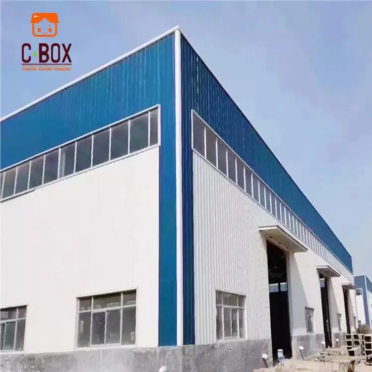 Cbox Лидер продаж конструкция из углеродистой стали H-образный сварочный железо и стальная ангар здание